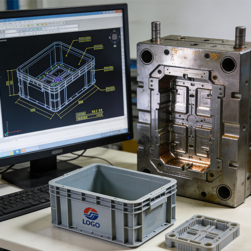 Kina tilpasset sprøjtestøbning til plastkasse
