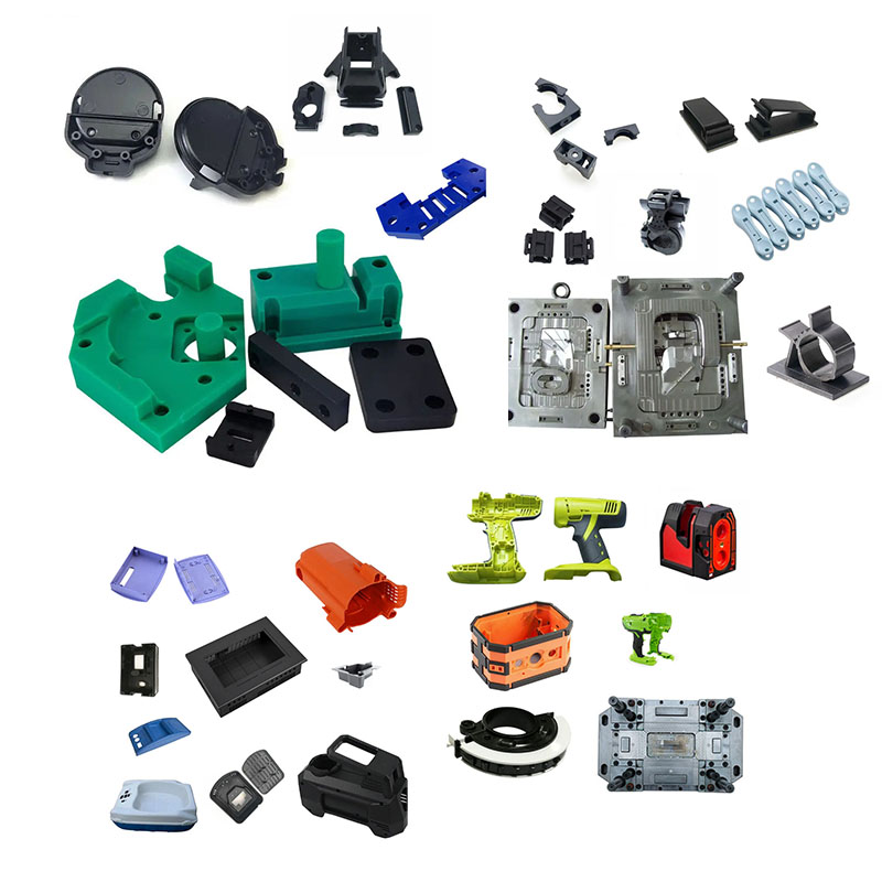 Brugerdefineret plastkop til knappapirdele Støbning