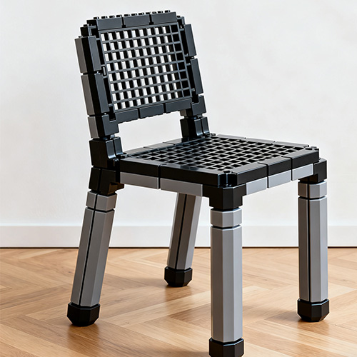 Injektionsstøbte møbelstole