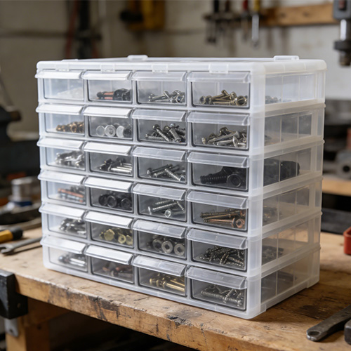 Dele Opbevaring Skuffekasser Plaststøbning