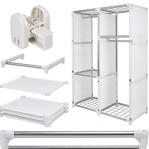 Plast sammenfoldelig garderobe dele støbning