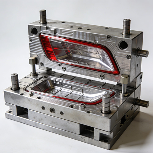 Baglygte, plastsprøjtestøbning